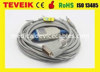 Cable del ECG de Nihon Kohden para Cardiofax EKG-8270/8350 8370/8420/8423/8450 8453/8820