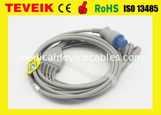 DATEX médico Cardiocap del precio de fábrica 5 ventajas alrededor del cable de 10pin ECG para el monitor paciente